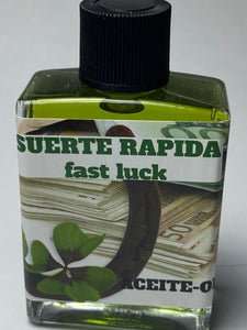 Suerte Rapida Fast Money oil