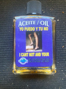 I can”t not and your oil