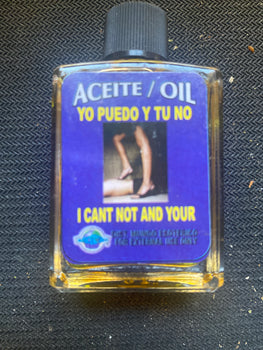 I can't not  oil